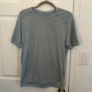 Lululemon blue athletic shirt